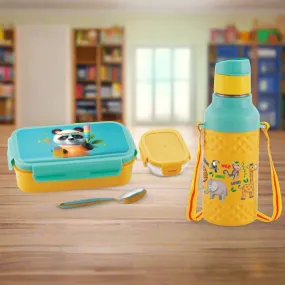 Sunny Steel Lunchbox & Bottle Combo