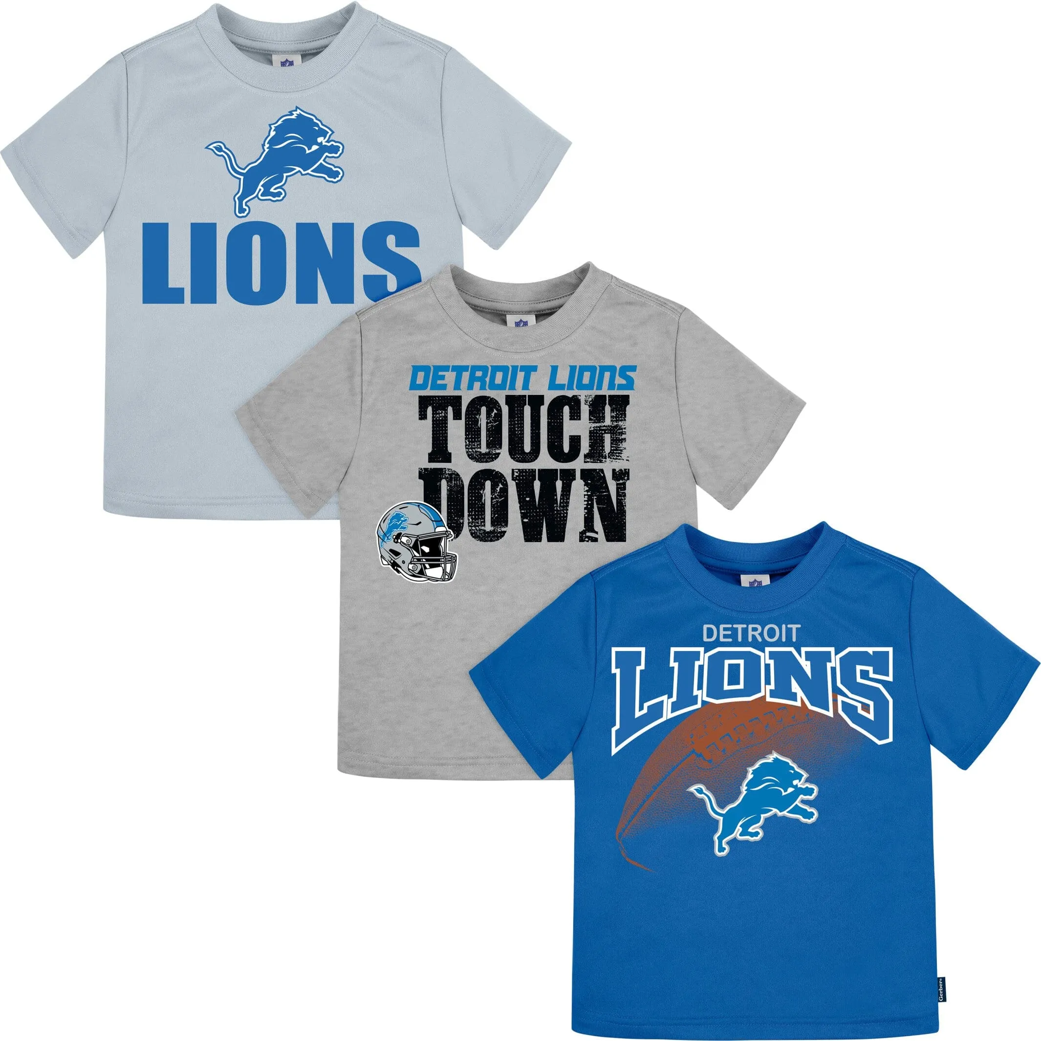 3-Pack Infant & Toddler Boys Lions Short Sleeve Tees