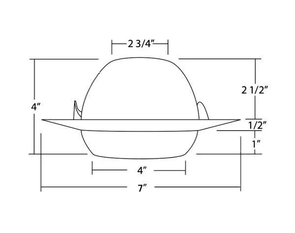 6 in. Oil-Rubbed Bronze Recessed Eyeball Trim Designed for 6 inch Housings