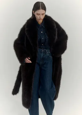 AGOLDE Ebony Shearling Coat