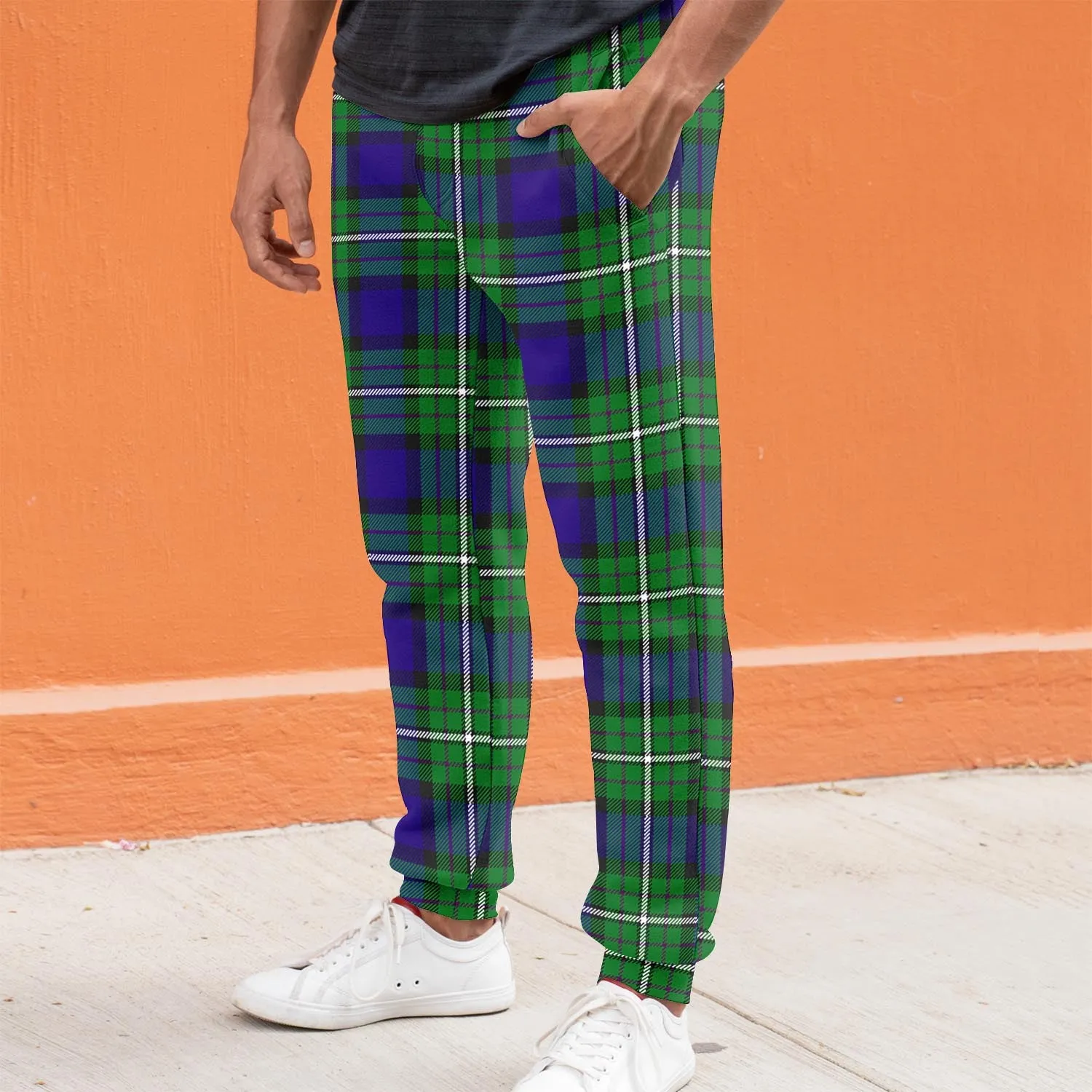 Alexander Tartan Joggers Pants