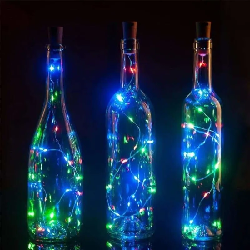 Amazing LED Wine Bottle Cork wire lights