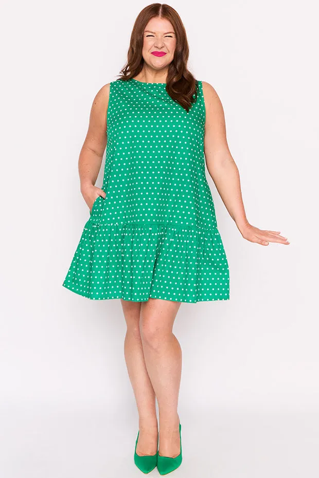 Andi Green Spot Dress