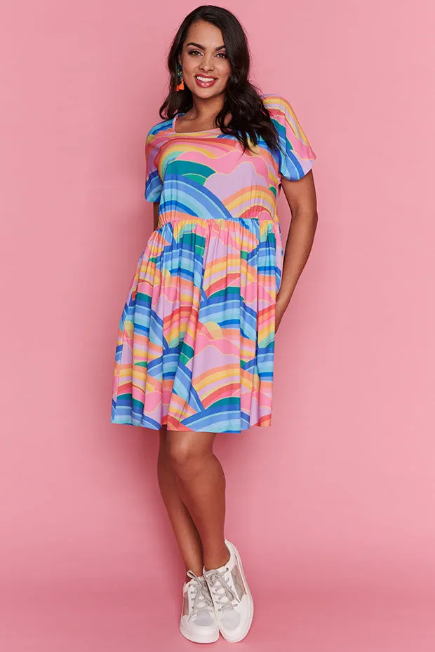 Arabella Rainbowscape Dress