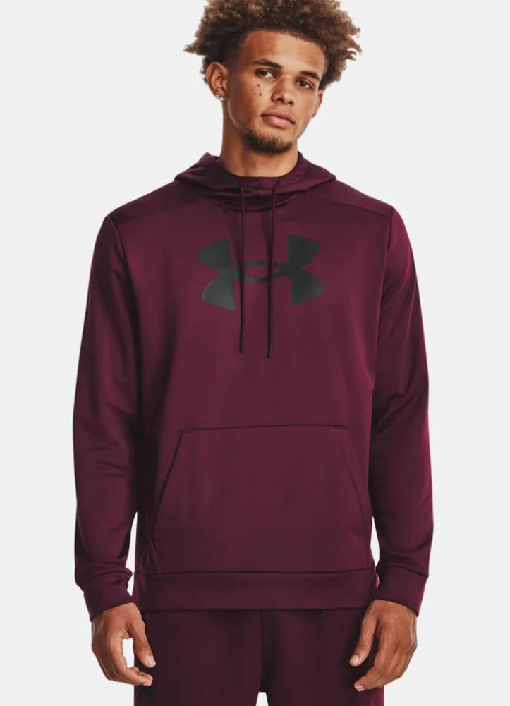 Armour Fleece Big Logo Hoodie in Maroon by Under Armour