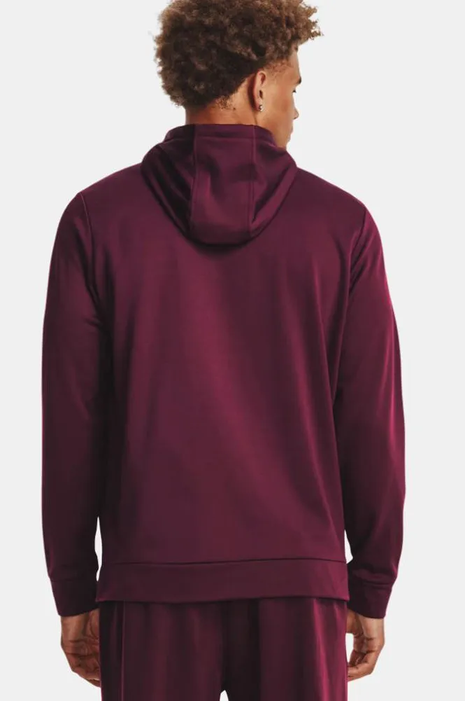 Armour Fleece Big Logo Hoodie in Maroon by Under Armour