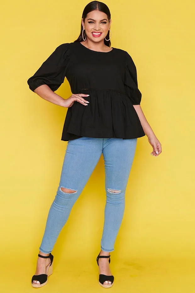 Atalanta Black Top