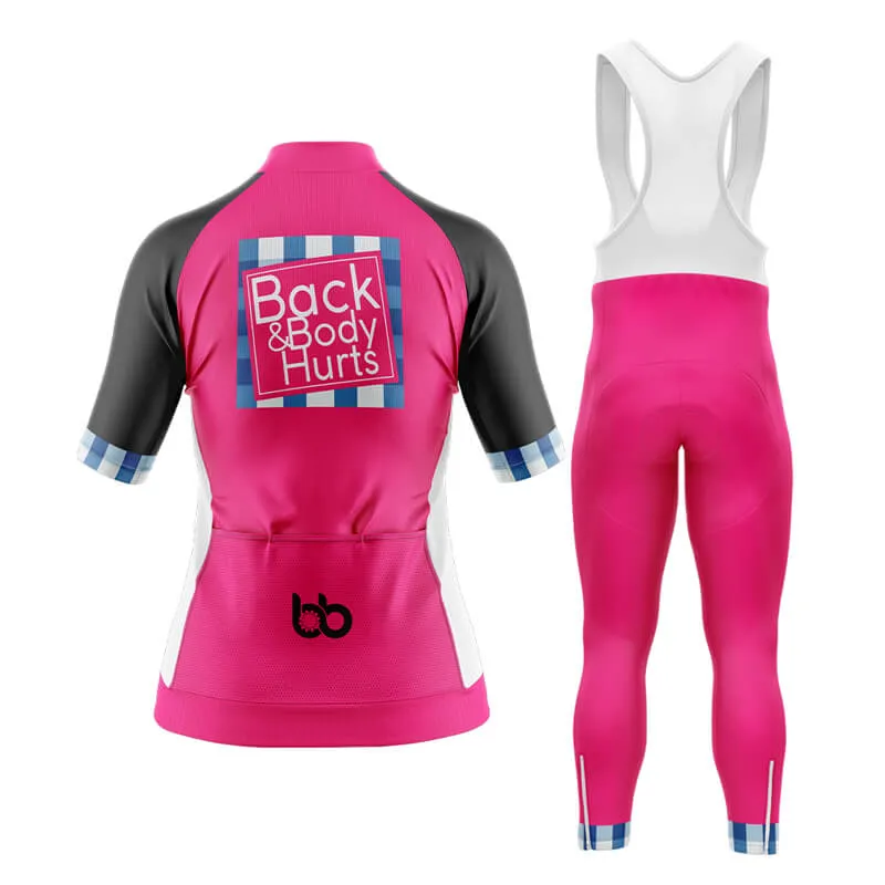 Back & Body Hurts Aero Cycling Kit (V2) (Pink)