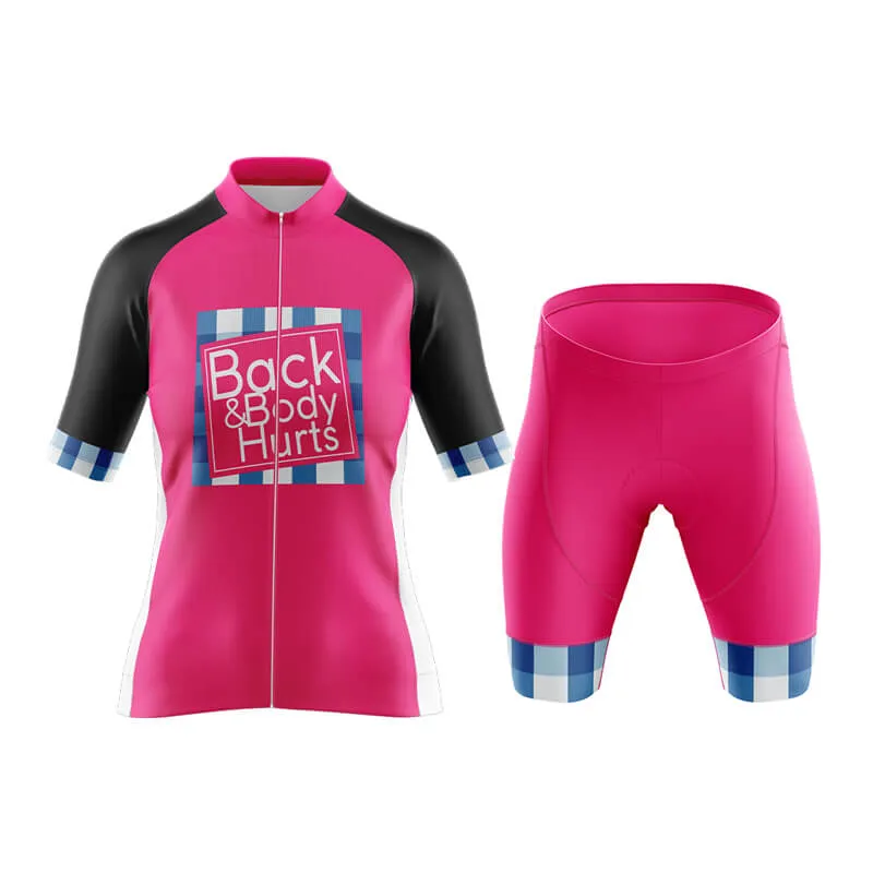 Back & Body Hurts Aero Cycling Kit (V2) (Pink)