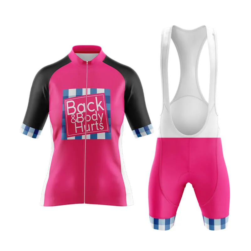 Back & Body Hurts Aero Cycling Kit (V2) (Pink)