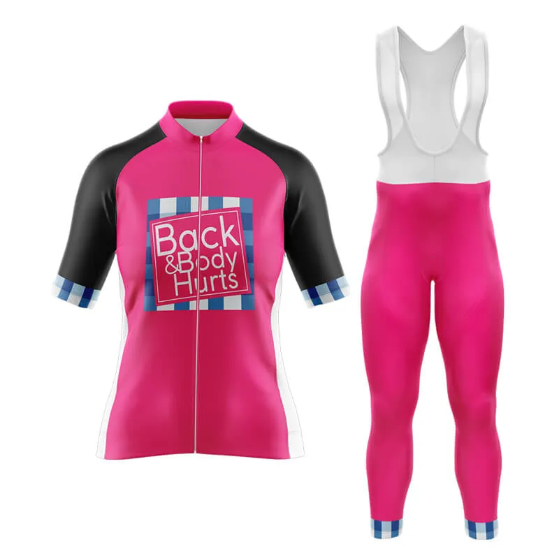 Back & Body Hurts Aero Cycling Kit (V2) (Pink)