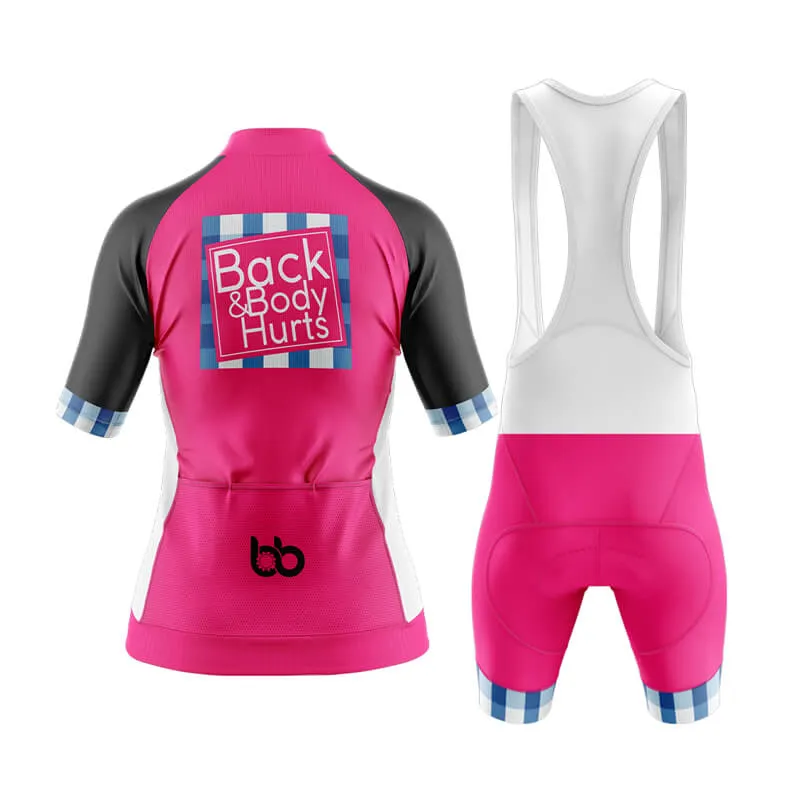 Back & Body Hurts Aero Cycling Kit (V2) (Pink)