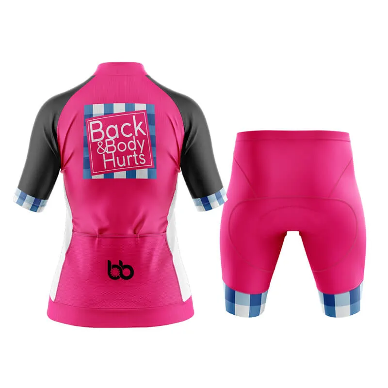 Back & Body Hurts Aero Cycling Kit (V2) (Pink)