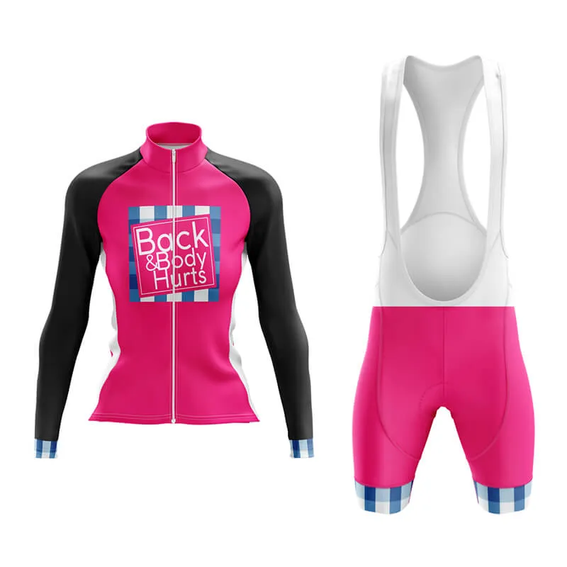 Back & Body Hurts Aero Cycling Kit (V2) (Pink)