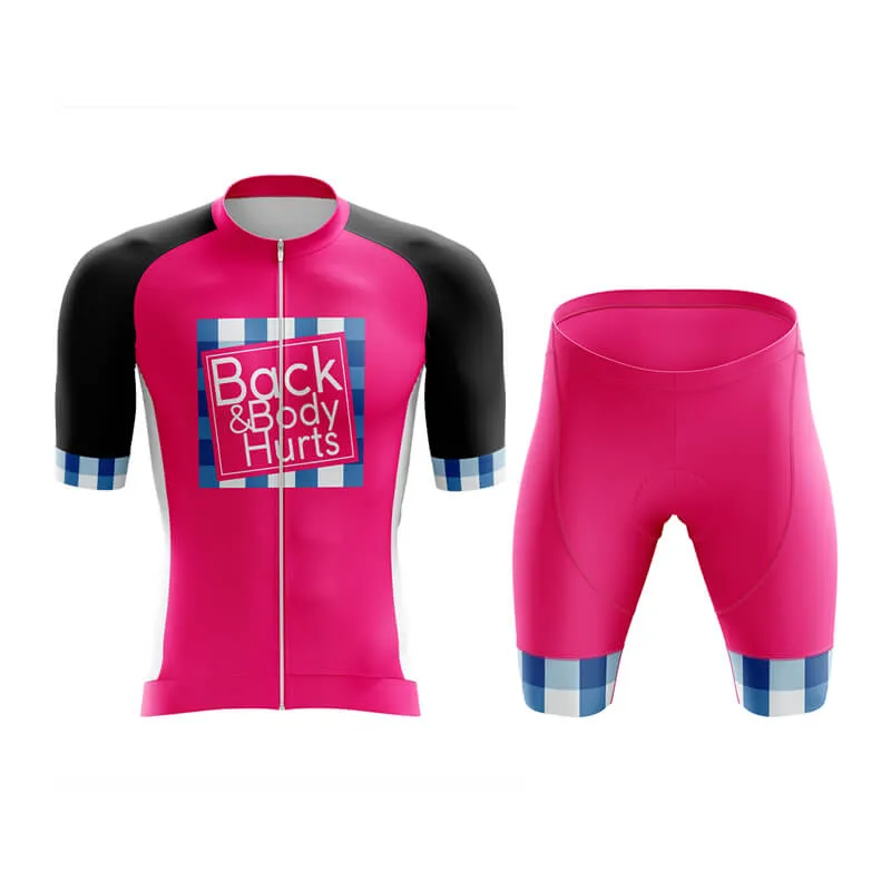 Back & Body Hurts Aero Cycling Kit (V2) (Pink)