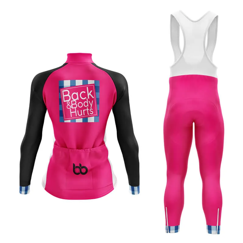 Back & Body Hurts Aero Cycling Kit (V2) (Pink)