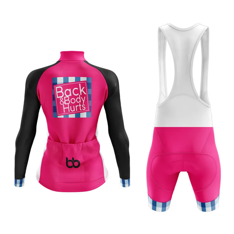 Back & Body Hurts Aero Cycling Kit (V2) (Pink)