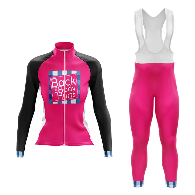 Back & Body Hurts Aero Cycling Kit (V2) (Pink)