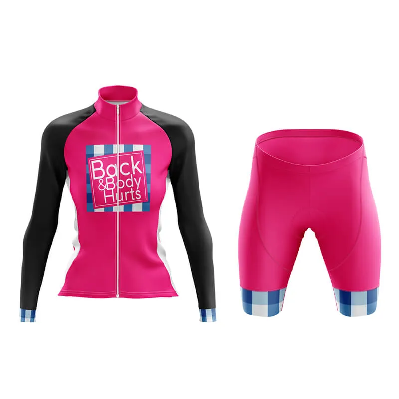 Back & Body Hurts Aero Cycling Kit (V2) (Pink)