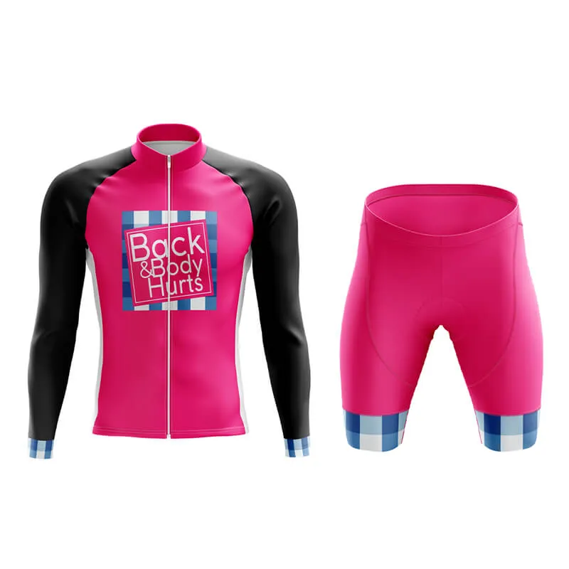 Back & Body Hurts Aero Cycling Kit (V2) (Pink)