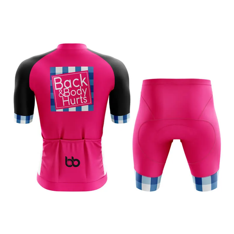 Back & Body Hurts Aero Cycling Kit (V2) (Pink)