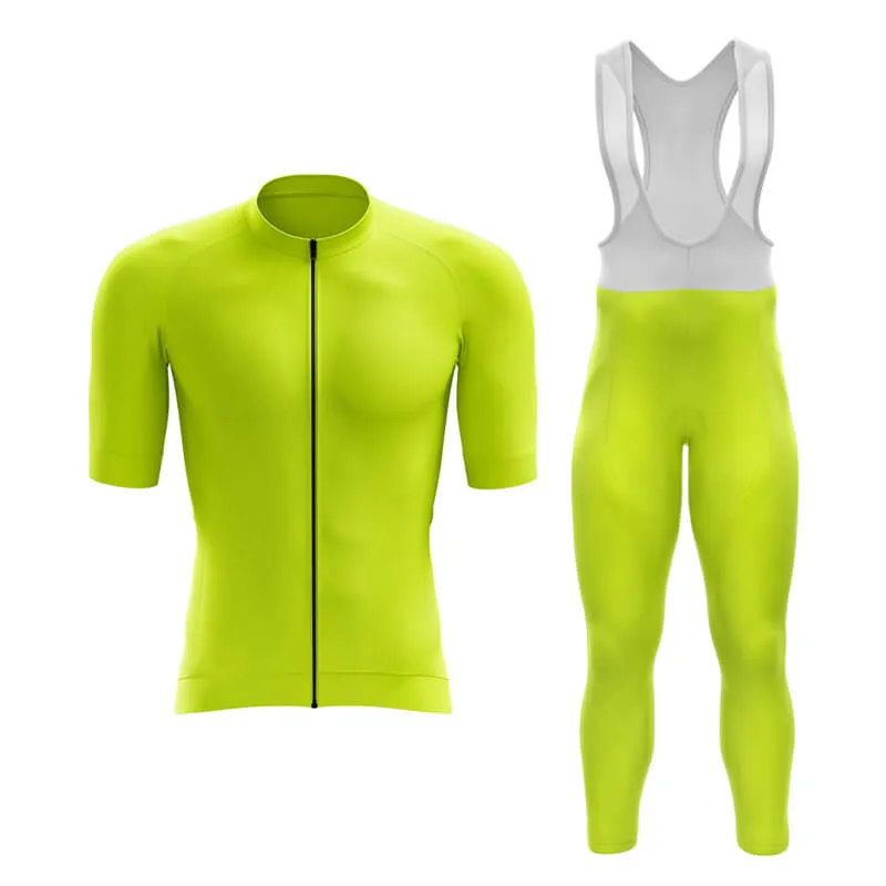 Basic Hi-Viz Yellow Aero Cycling Kit