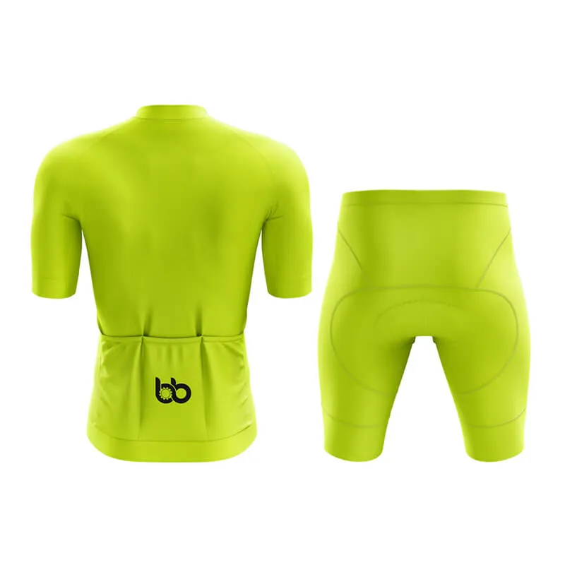 Basic Hi-Viz Yellow Aero Cycling Kit