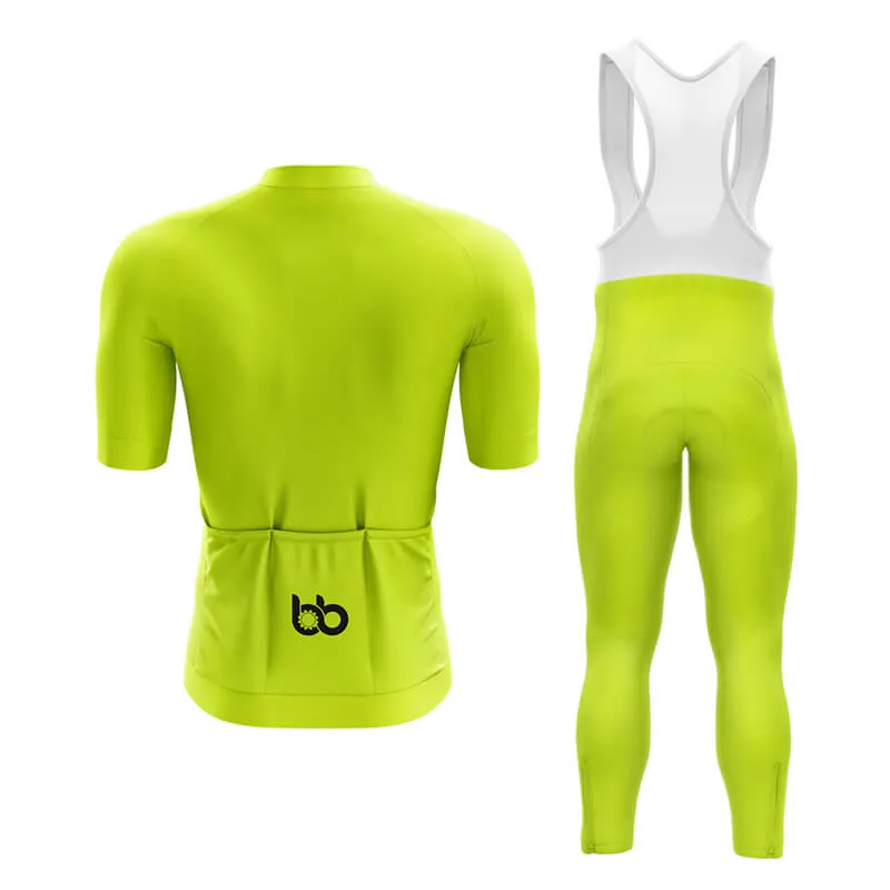 Basic Hi-Viz Yellow Aero Cycling Kit