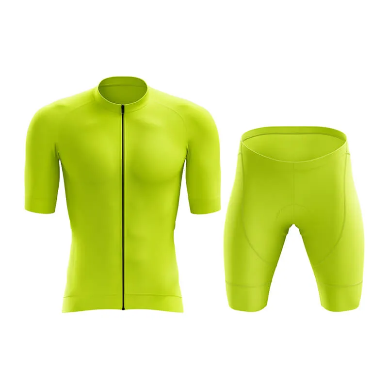 Basic Hi-Viz Yellow Aero Cycling Kit