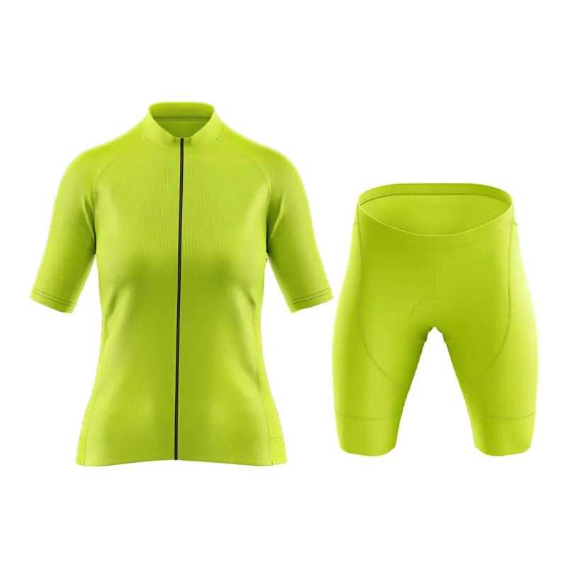 Basic Hi-Viz Yellow Aero Cycling Kit