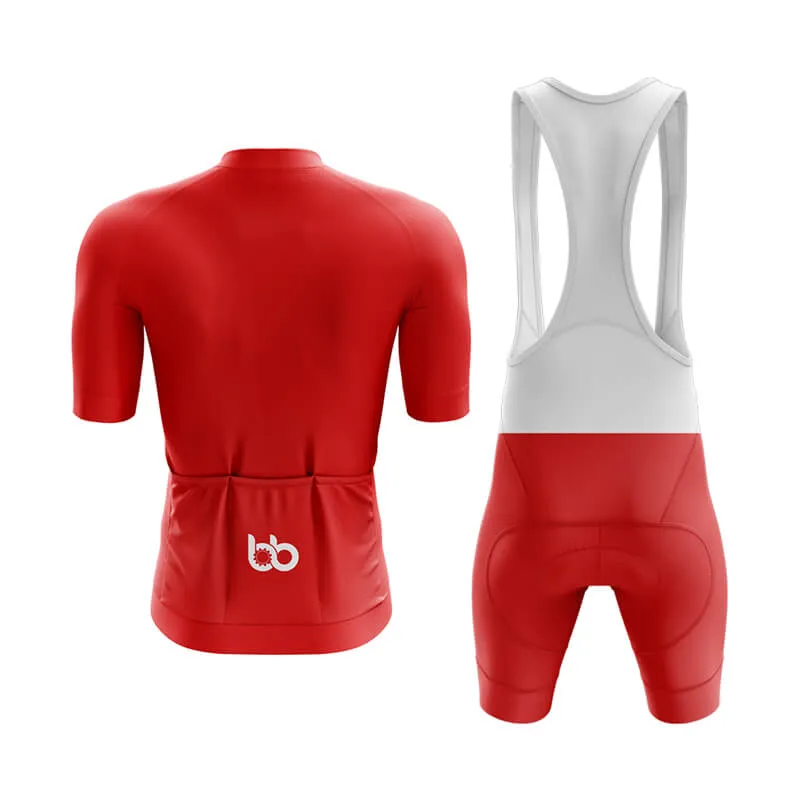 Basic Red Aero Cycling Kit