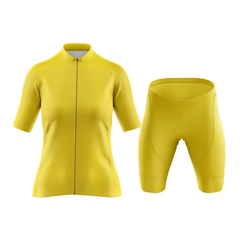 Basic Yellow Aero Cycling Kit