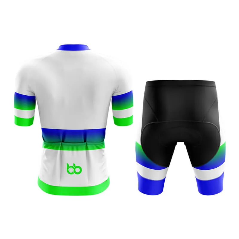 BB Gradient Aero Cycling Kit (Blue-Green)