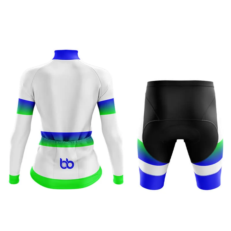 BB Gradient Aero Cycling Kit (Blue-Green)