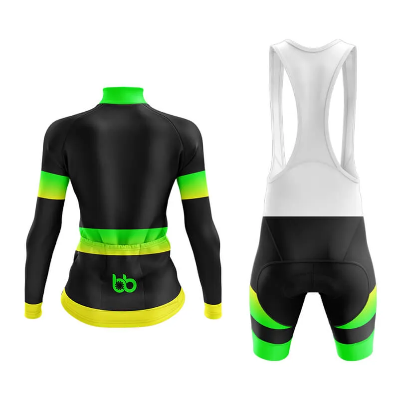 BB Gradient Aero Cycling Kit (Green-Yellow)