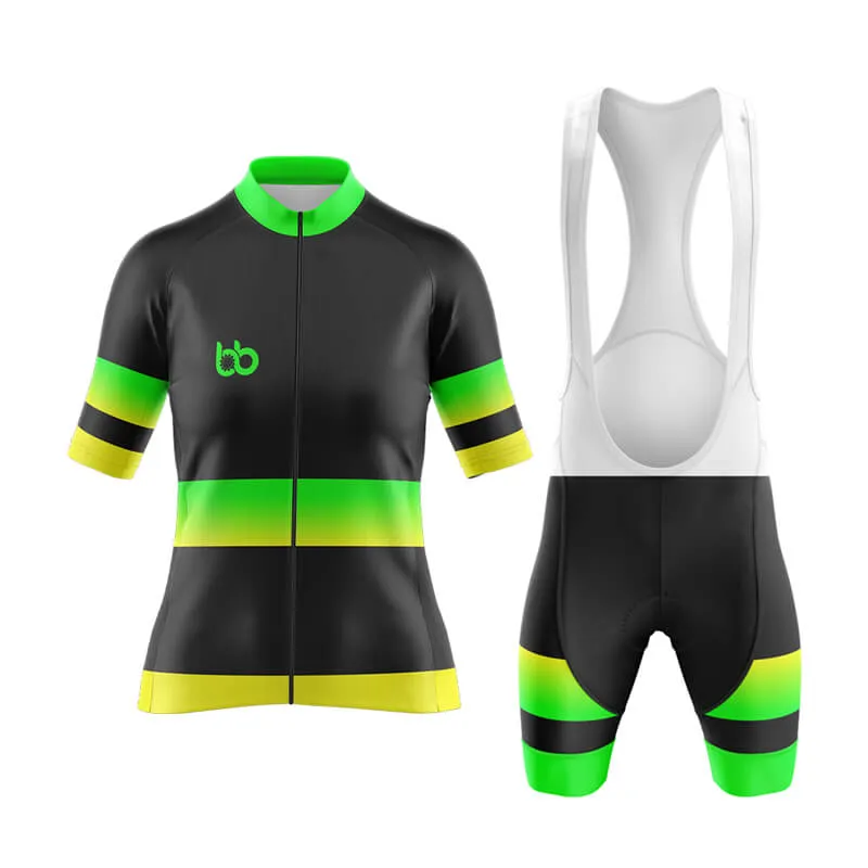 BB Gradient Aero Cycling Kit (Green-Yellow)