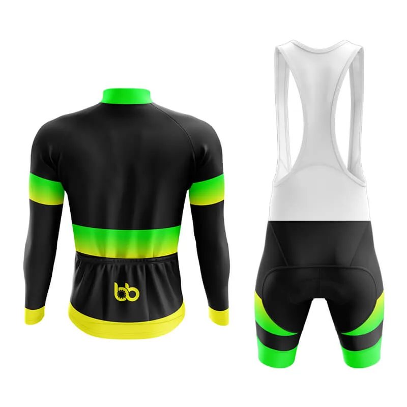 BB Gradient Aero Cycling Kit (Green-Yellow)