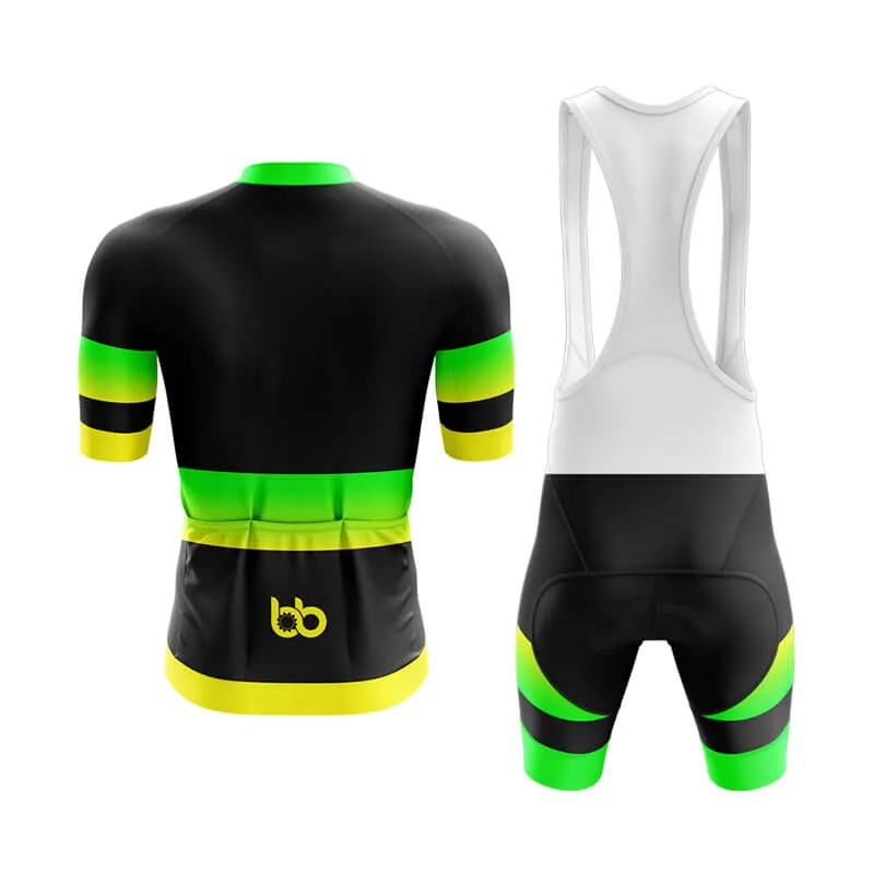 BB Gradient Aero Cycling Kit (Green-Yellow)