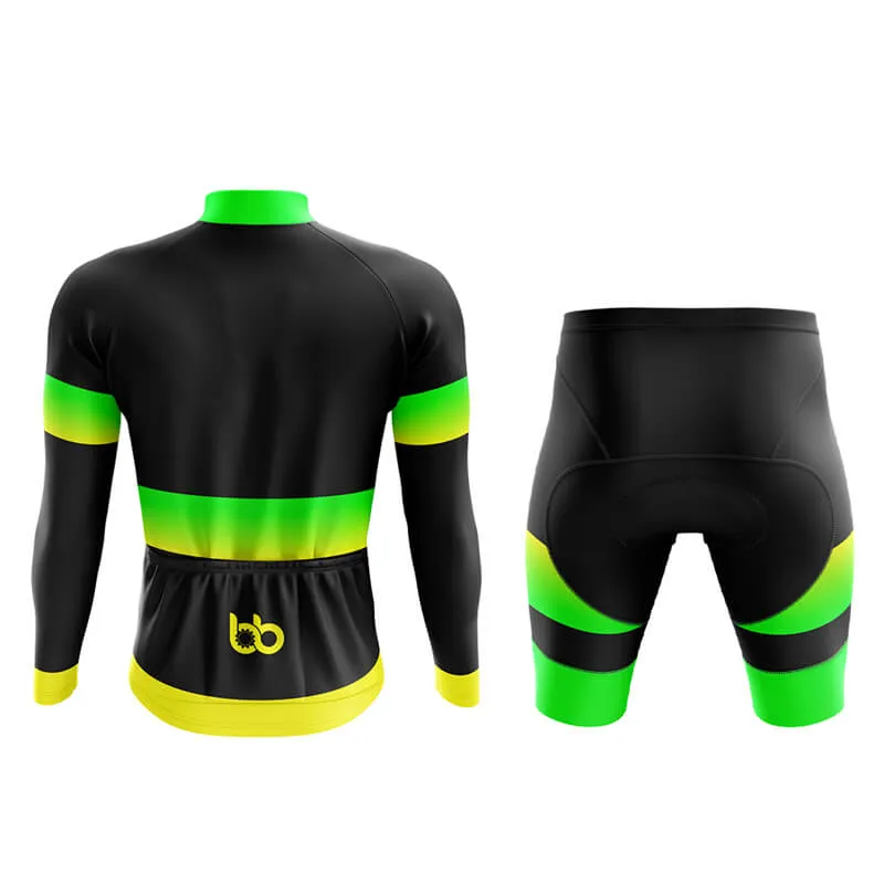 BB Gradient Aero Cycling Kit (Green-Yellow)