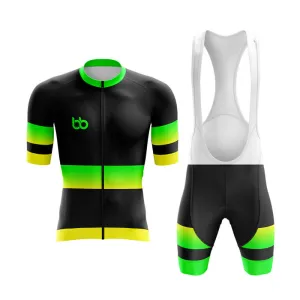 BB Gradient Aero Cycling Kit (Green-Yellow)