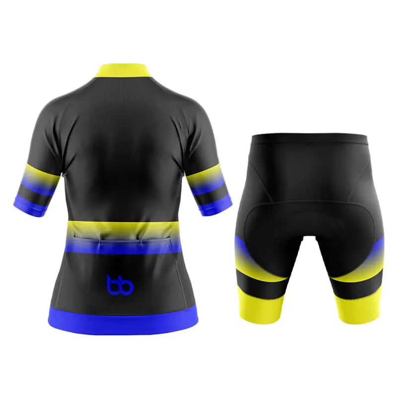 BB Gradient Aero Cycling Kit (Yellow-Blue)