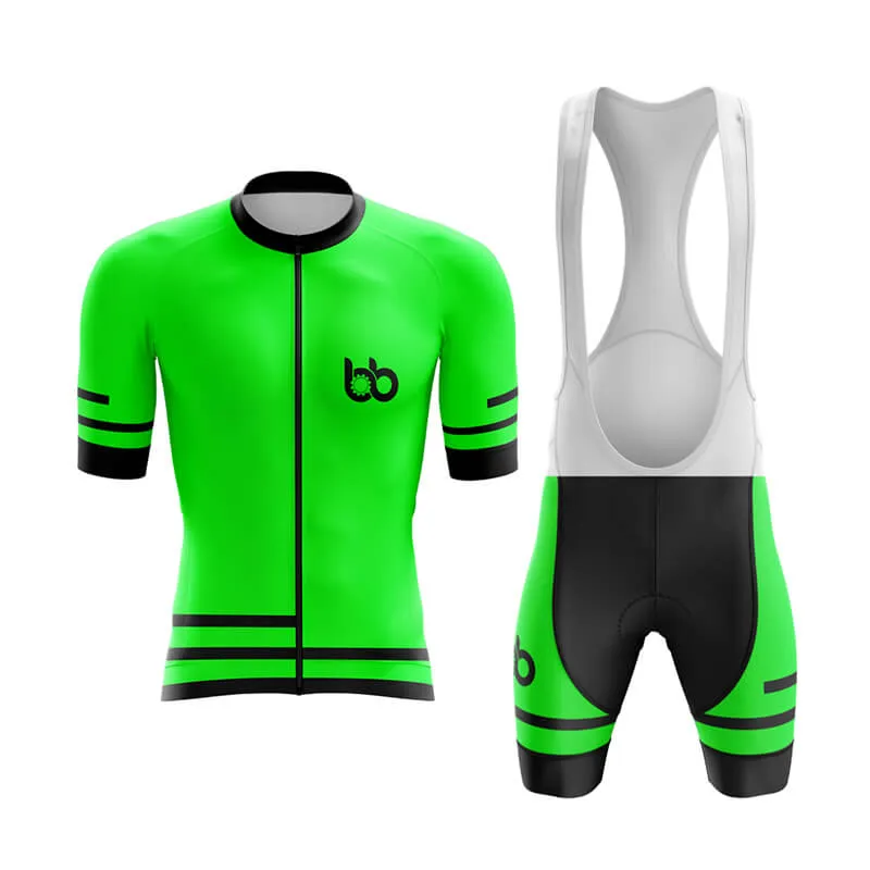 Bicycle Booth Outline (Green) Aero Cycling Kit