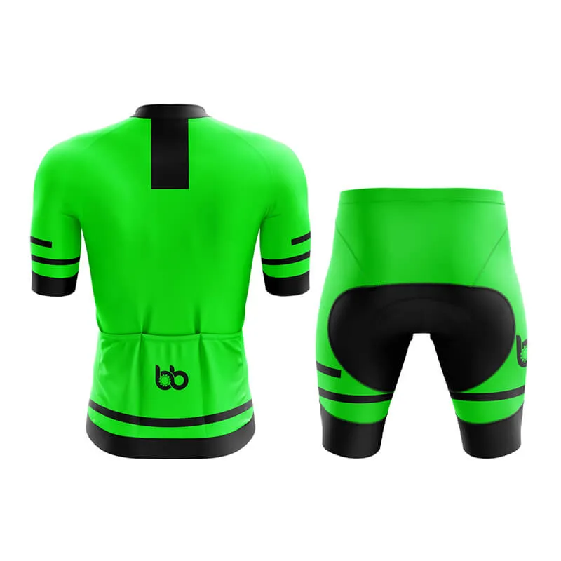 Bicycle Booth Outline (Green) Aero Cycling Kit