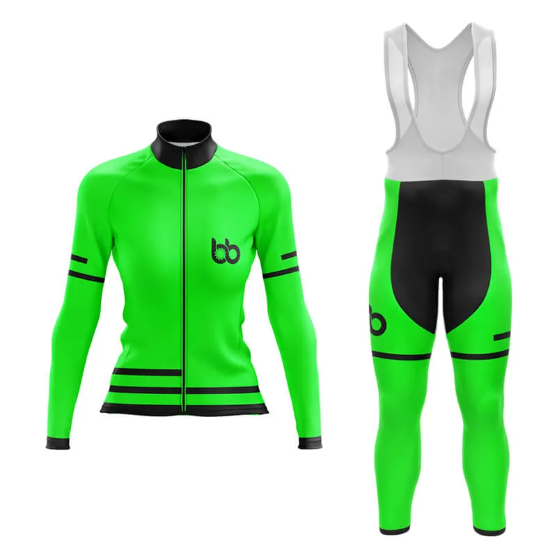 Bicycle Booth Outline (Green) Aero Cycling Kit