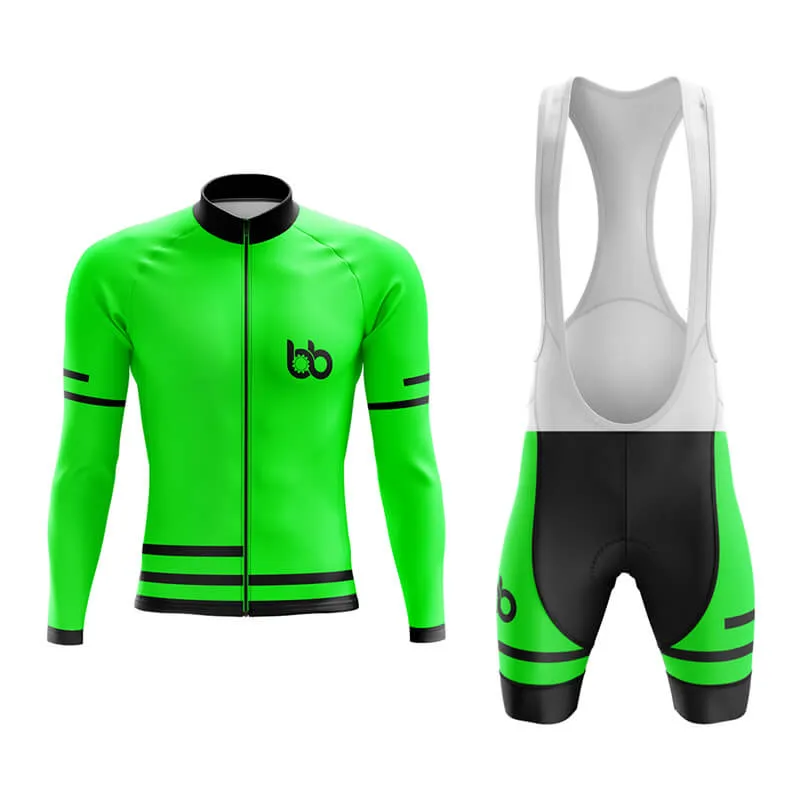 Bicycle Booth Outline (Green) Aero Cycling Kit