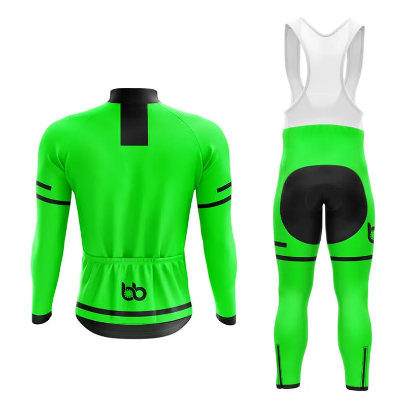 Bicycle Booth Outline (Green) Aero Cycling Kit