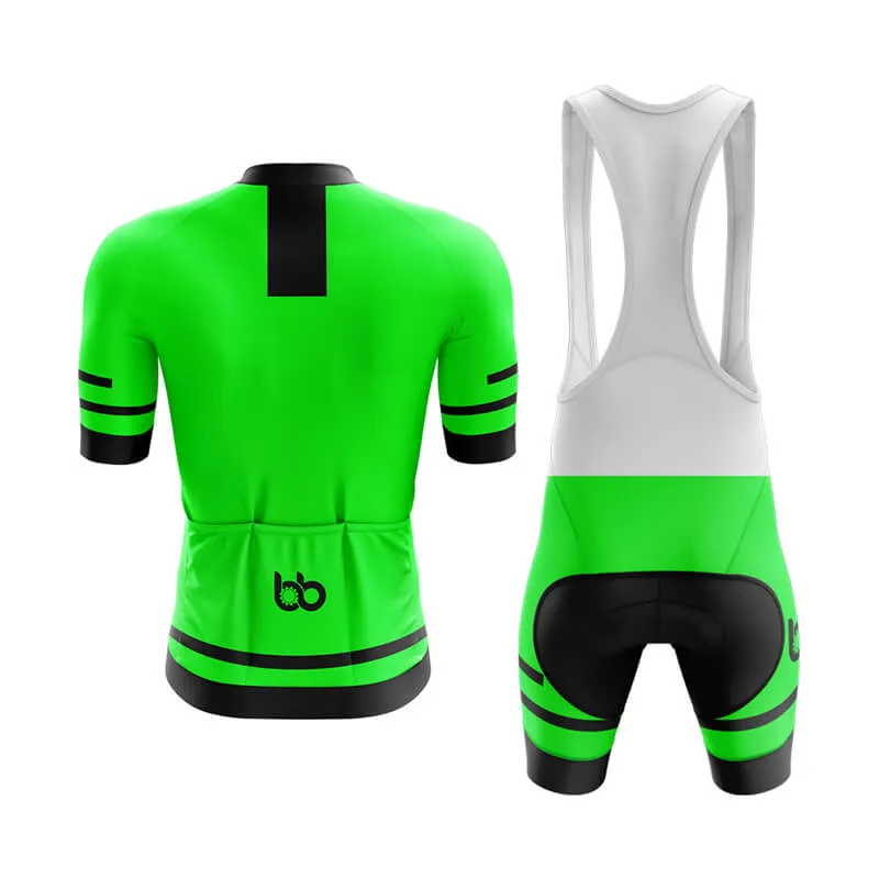 Bicycle Booth Outline (Green) Aero Cycling Kit