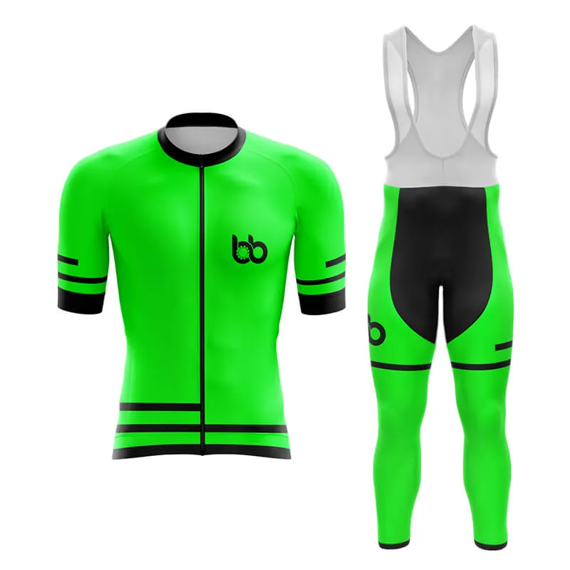 Bicycle Booth Outline (Green) Aero Cycling Kit