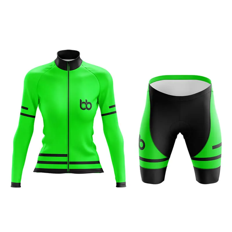 Bicycle Booth Outline (Green) Aero Cycling Kit