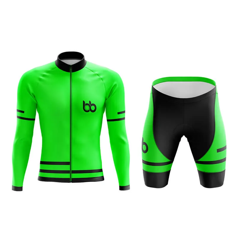 Bicycle Booth Outline (Green) Aero Cycling Kit